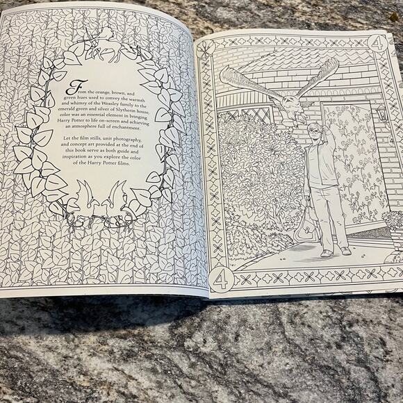Harry Potter Adult Coloring Book By Scholastic - Picture 3 of 10